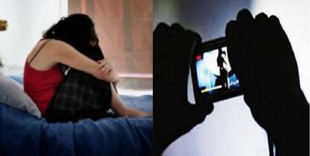 When the student kept distance, the 10th class student pasted nude photos at home and locality