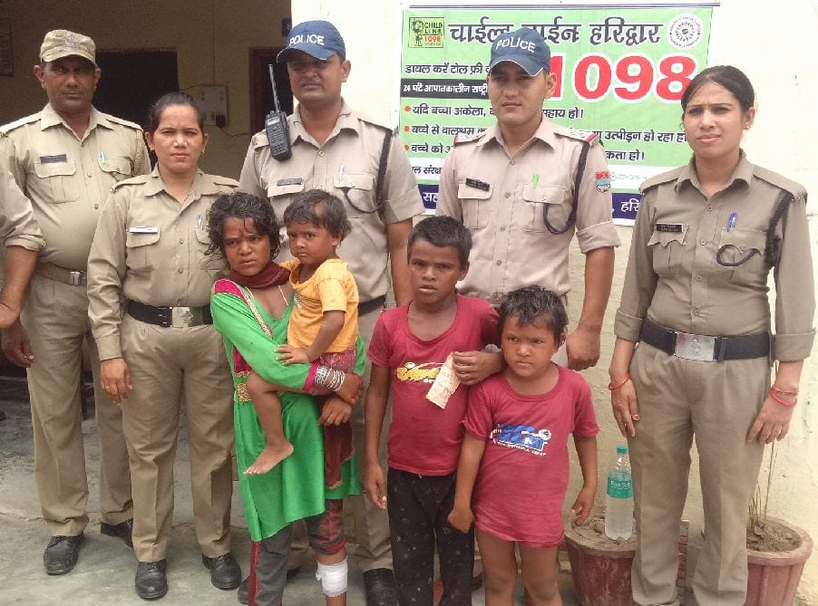 father left his four minor children in haridwar for begging
