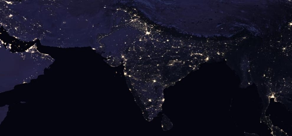 India shines brighter than China on NASA Map and the Chinese are not happy