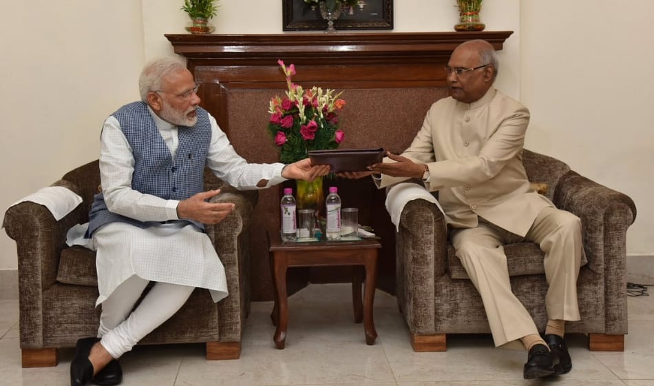 PM modi replies a twitter user tells which sweet he offered to ramnath kovind after election result