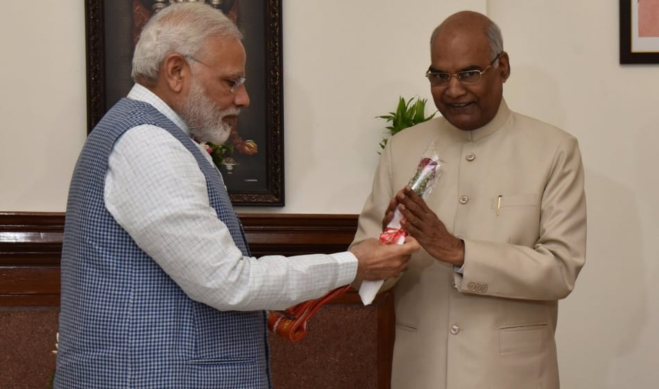 PM modi replies a twitter user tells which sweet he offered to ramnath kovind after election result