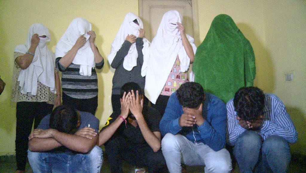 sex racket busted by kota police 