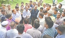 After falling into the Ban river of Tavera car, the Public Works Department awake