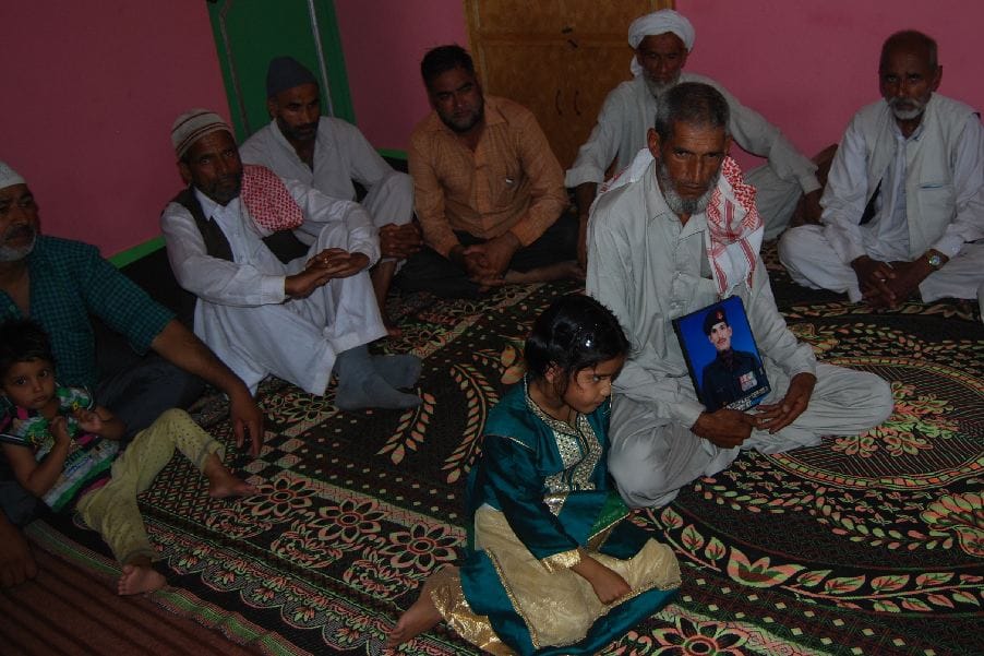 family of martyr in poonch is disappointed by government