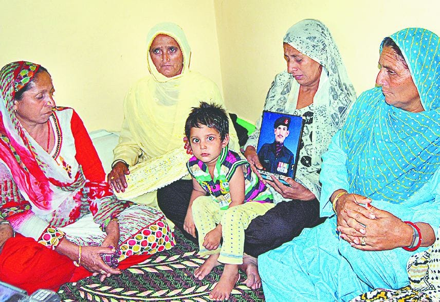 family of martyr in poonch is disappointed by government