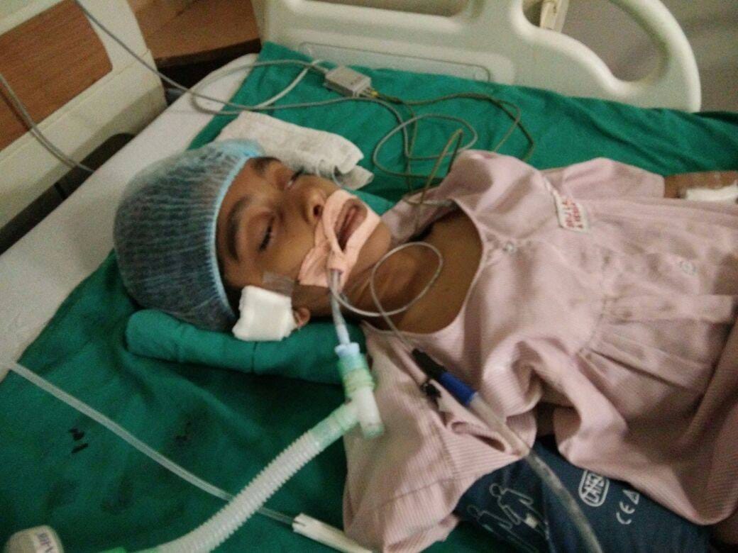 baby girl fell from wall