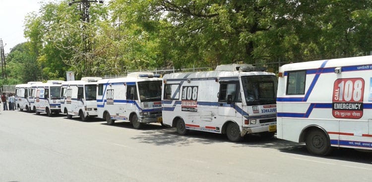 No one is troubled by sending an ambulance in a joke, the victim stays with SP