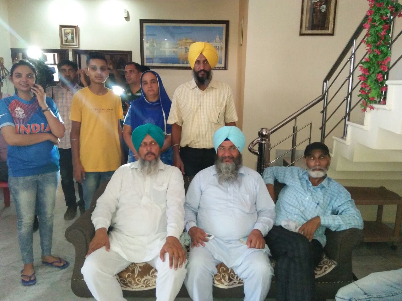 sister of cricketer Harmanpreet Kaur wishes to team india