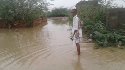 heavy rain in rajasthan, sdrf on alert