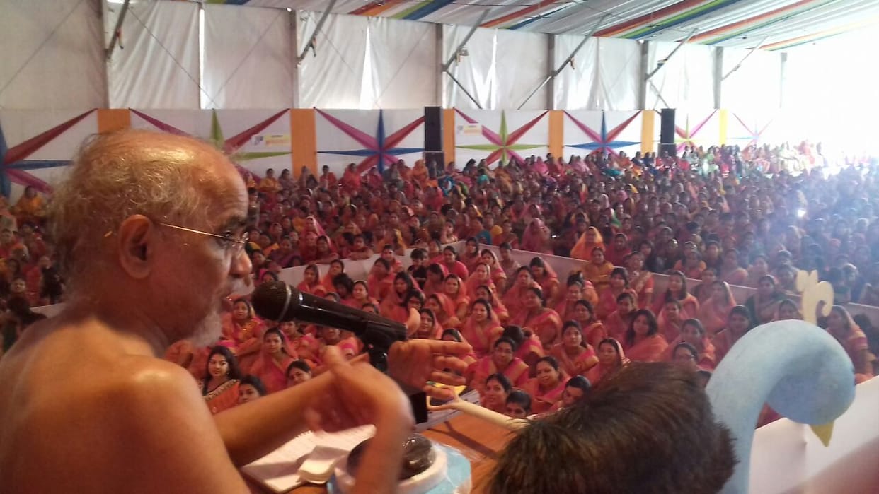 jain saint tarun sagar addressed people of sikar 
