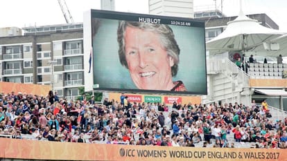 england's oldest living former test cricketer eileen ash ring the bell at lords