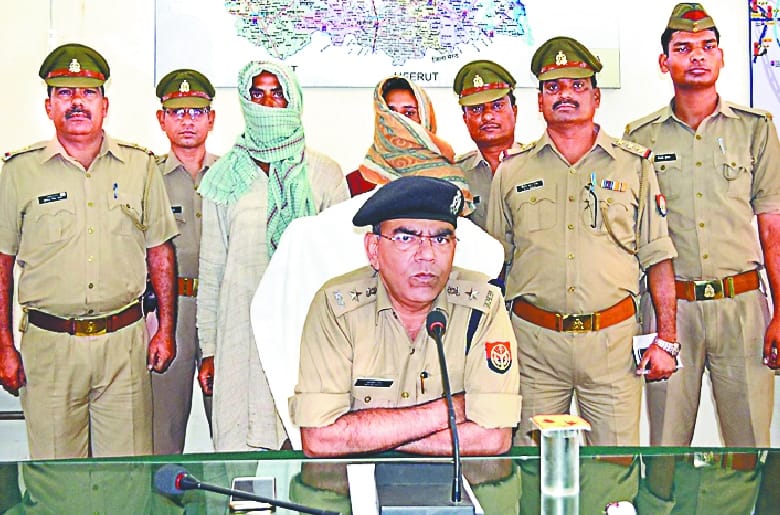 Police arrested two gangsters