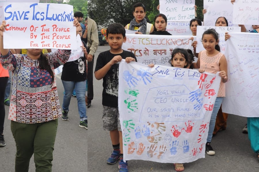 IT professionals fight to save TCS Lucknow.