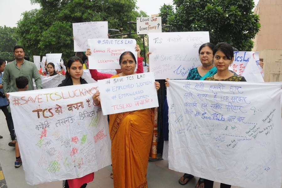 IT professionals fight to save TCS Lucknow.