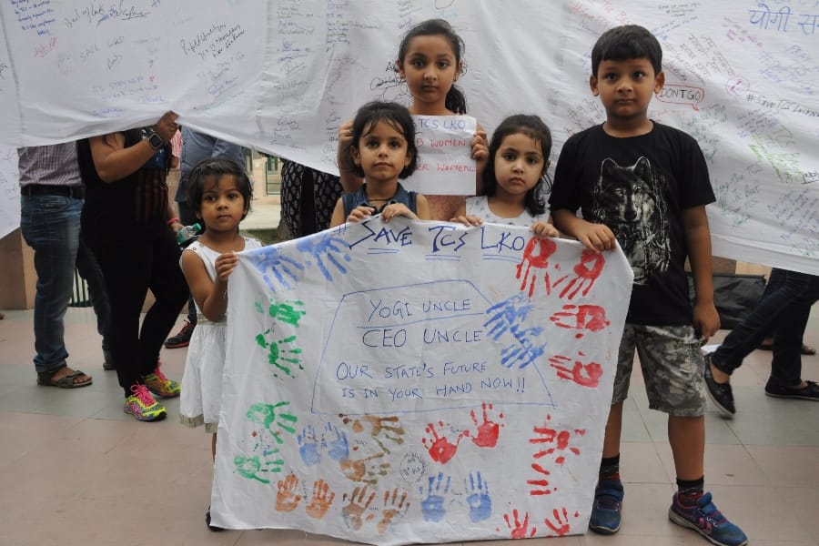 IT professionals fight to save TCS Lucknow.
