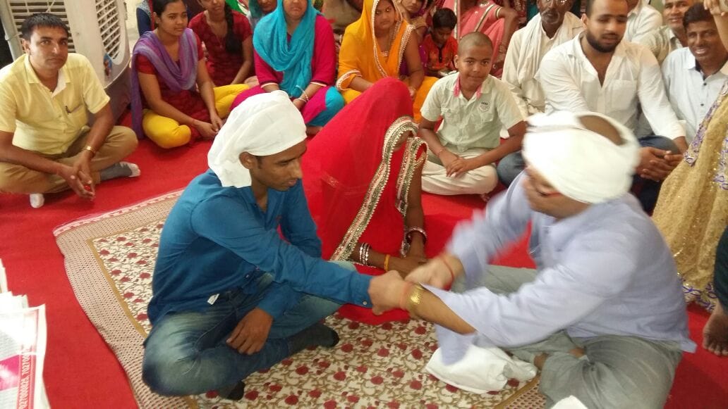 Unique wedding in 15 minutes, breakfast of tea biscuit to Baramati