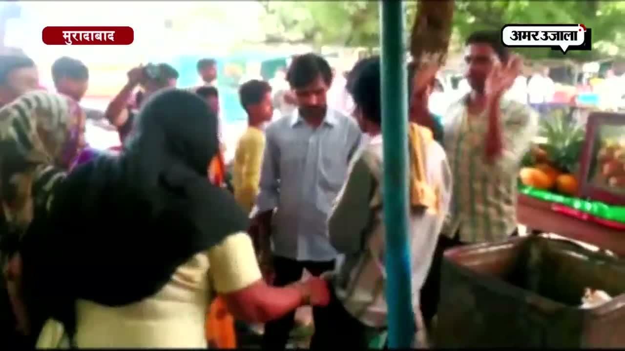 मुरादाबाद, चोर की पिटाई 