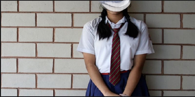 The 68-year-old man pulled a class seven student to the reed farm,