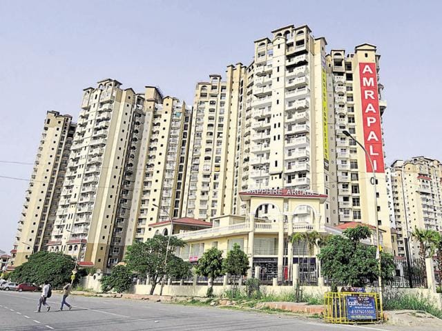 Big Action on Amrapali Builder, Head office seal