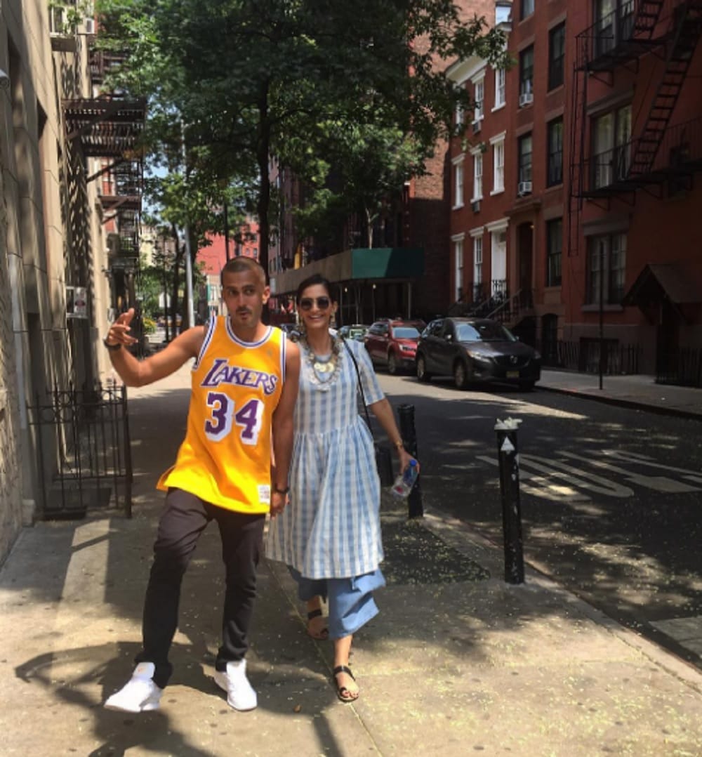 SONam kapoor spotted on the Instagram feed of her rumoured boyfriend Anand Ahuja