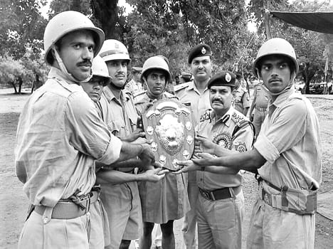 Winner of Shooting Competition Winner