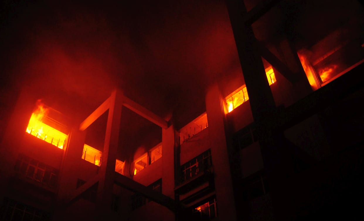 fire incident to be investigated in mandi parishad in Lucknow.