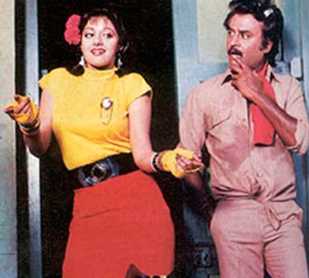 Sridevi spit on Rajinikanth's face during 16 Vayathinile shooting