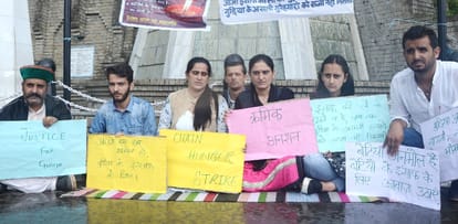 Forensic Team Observe Dead Body of Accused in Kotkhai gangrape and murder case.