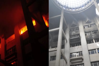 fire incident to be investigated in mandi parishad in Lucknow.