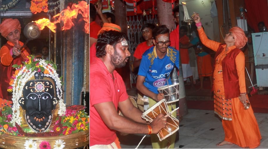 shiv worship in mankameshwar temple lucknow