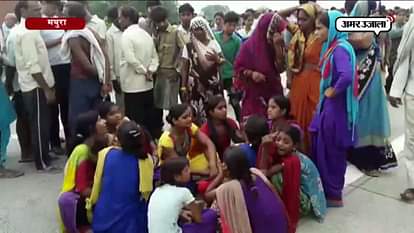 CAR ACCIDENT AT YAMUNA EXPRESS WAY IN MATHURA, ONE DEAD