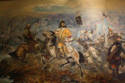  Genghis Khan did not want him to remain silent after his death.
