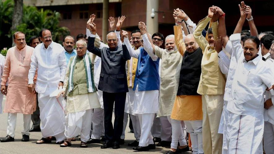 general elections Amit shah, shivsena apna dal tdp gradually broken from NDA