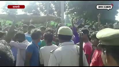 ruckus by dalits in shamli after  dissolution of Dr. Bhimrao Ambedkar's statue