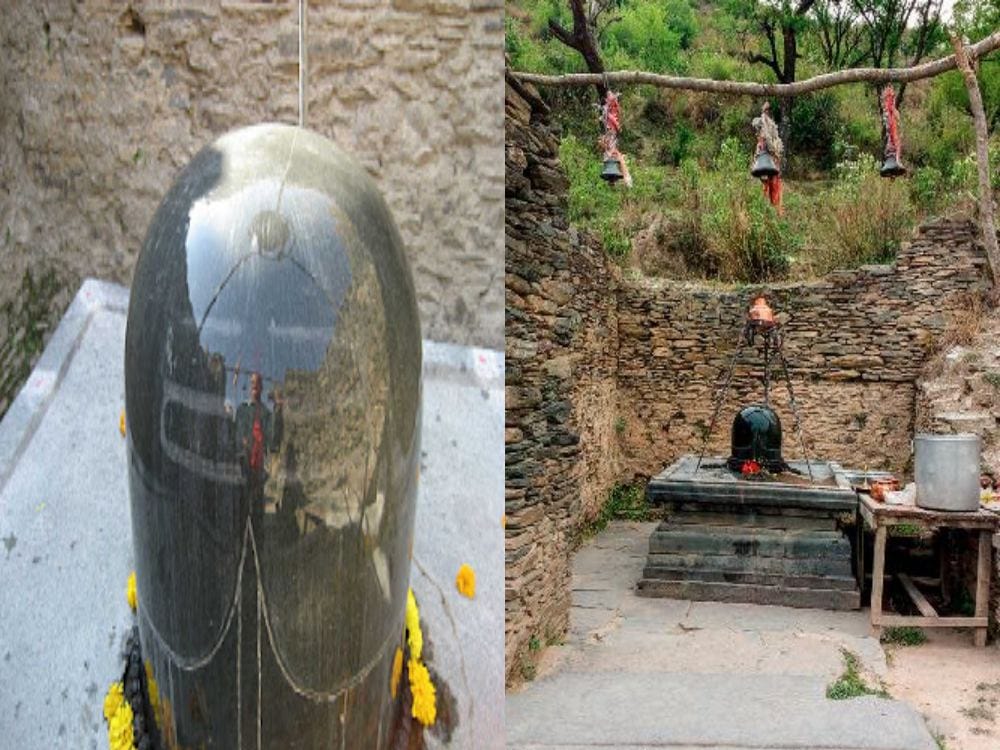 mysterious lord shiva temple lakhamandal Mahabharata period shivling