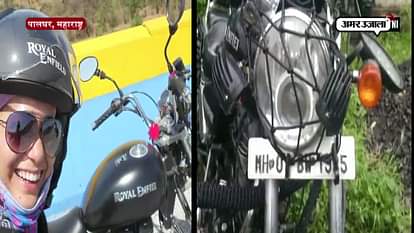 Woman biker Jagruti Hogale died during trip due to a pothole in Palghar