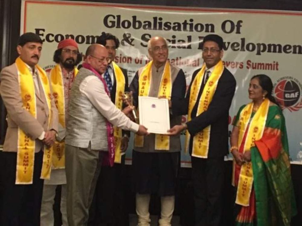 Two Uttarakhand entrepreneurs got honour in Mauritius