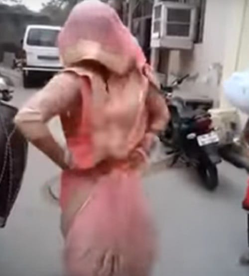 watch this viral video of newly bride dancing on   tunes of dhol in veil 