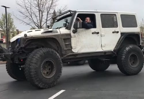 Guy parked car in two parking space gets shock when   returns