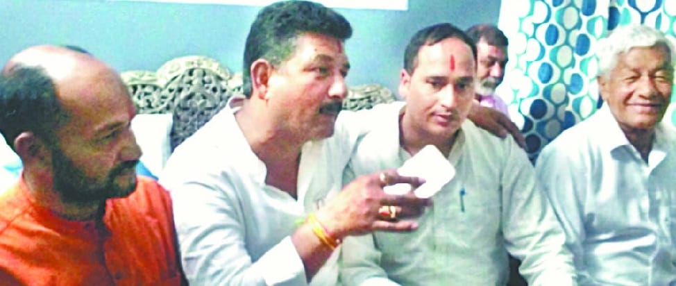  MLA Negi and District supremo Facebook interrogation