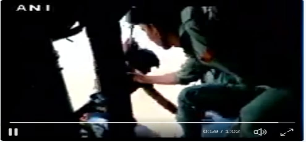 Gujrat flood: Air force MI-17V5 helicopter winches a person
