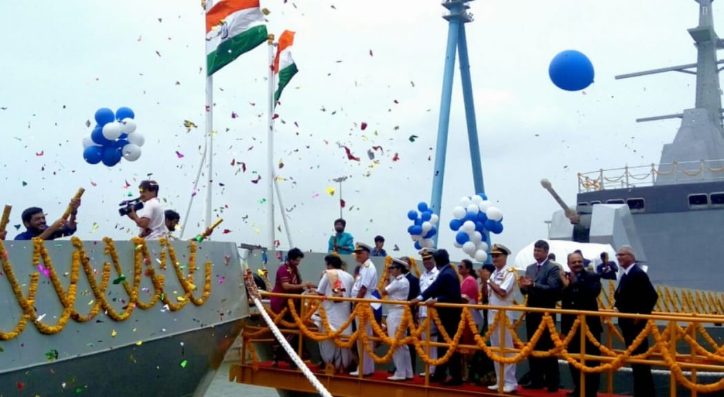First Two NOPVs Shachi and Shruti Launched by RDEL at Pipavav