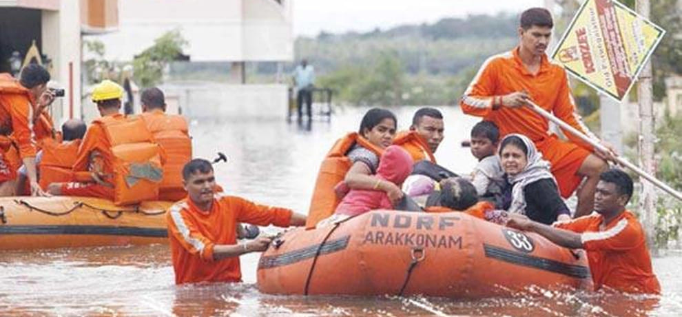 NDRF shifted to people from flood in gujarat 