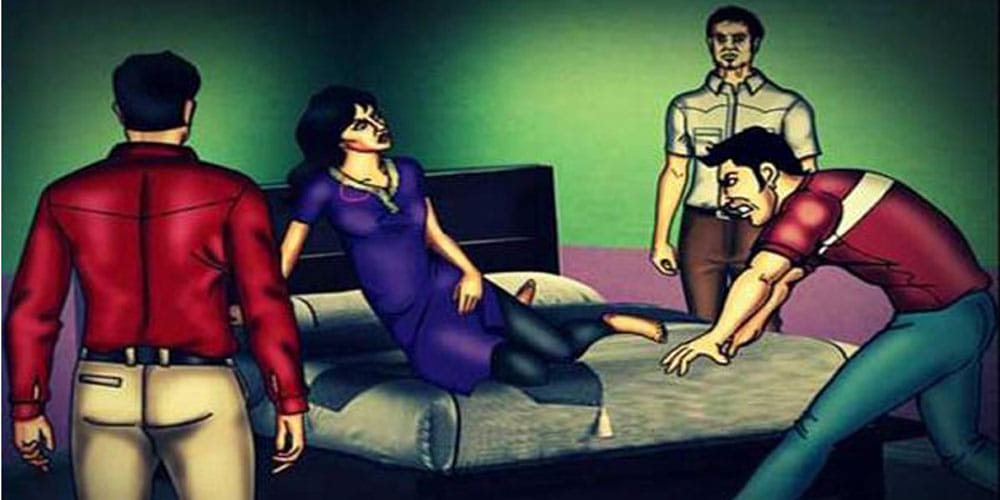 The nephew rape with her aunt and blackmail now fir in churu, rajasthan