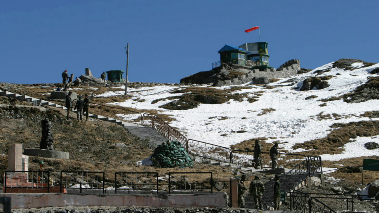 indian army made bunker in near barahoti 