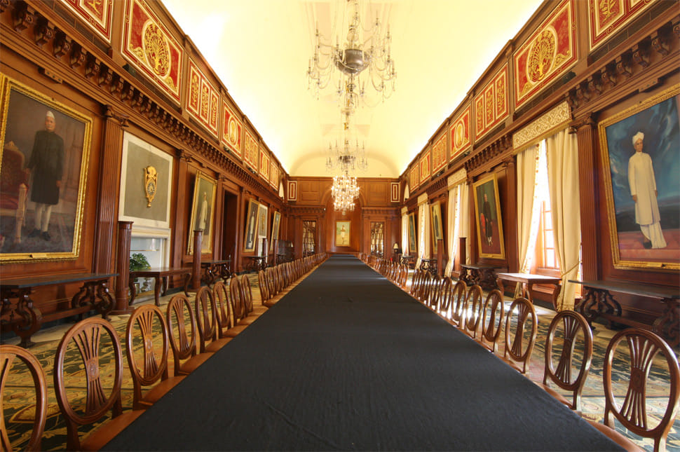These are the inside pictures of President house