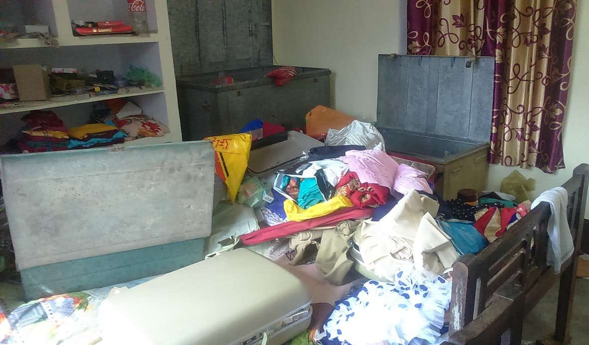 Lack of millions in two houses theft