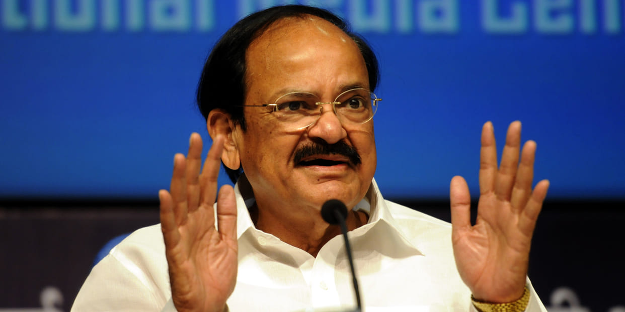vice president Venkaiah Naidu in AIIMS high BP sugar