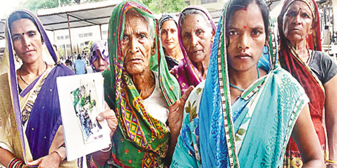 demanding food from neighbors not getting ration