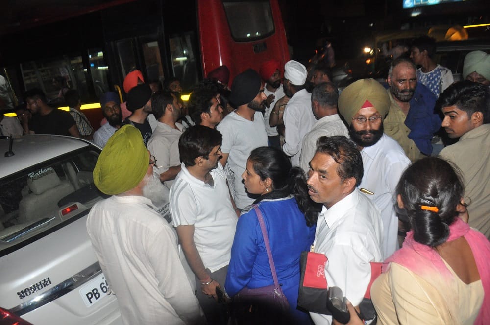 clash between youth and ctu bus driver